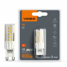 LED лампа VIDEX G9S 4W G9 4100K