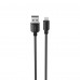Кабель USB - Lightning HAVIT CB301C 2.4A 1м Black Кабель USB - Lightning HAVIT CB301C 2.4A 1м Black