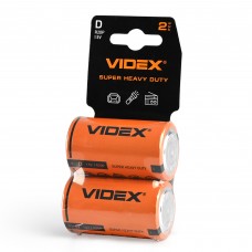 Батарейка сольова Videx R20P/D 2шт SHRINK CARD Батарейка сольова Videx R20P/D 2шт SHRINK CARD
