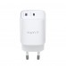 Зарядний пристрій HAVIT UC45 PD45W 2xUSB-C White Зарядний пристрій HAVIT UC45 PD45W 2xUSB-C White