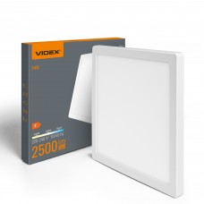 LED світильник квадратний VIDEX DL6S 24W 3000K-4000K-6500K White
