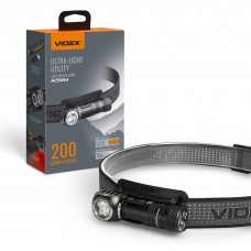 Портативний світлодіодний ліхтарик VIDEX VLF-A056H 200Lm 5000K Портативний світлодіодний ліхтарик VIDEX VLF-A056H 200Lm 5000K